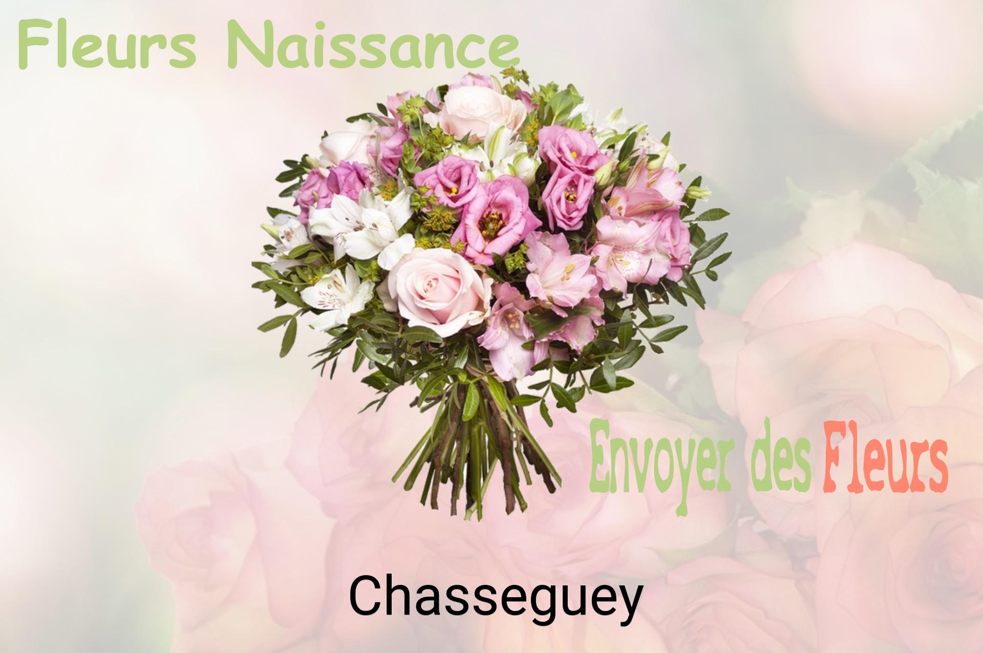 Bouquet de fleurs de naissance livré à Chasseguey